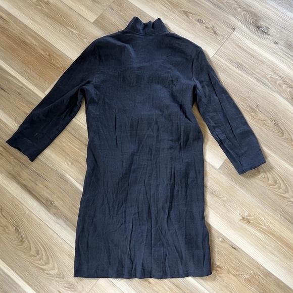 Peter Cohen Gold Star Label Dress Black Stand Collar with Pockets M - Picture 10 of 10